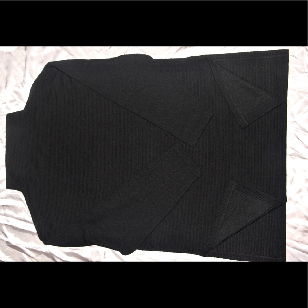 LONG SLEEVE OTTOMAN TUNIC | black - Picture 2 of 4